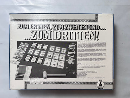 Zum ersten, zum zweiten und zum dritten Schmidt Spiele  Unbespielt - Ansicht 2